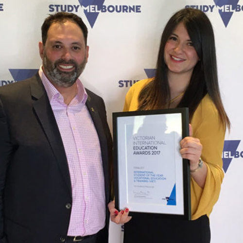  Andrea Mayorga Finalist Victorian International Education Awards 2017