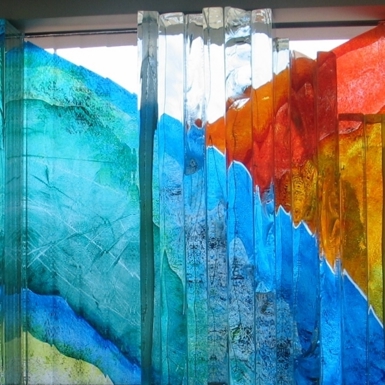Glass artwork