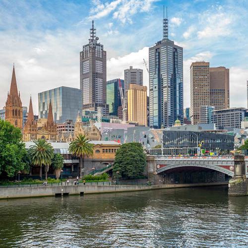 Melbourne City view