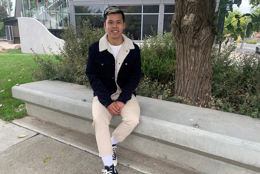 Photograph of built environment student Eric Law