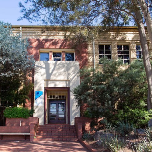 Preston campus, building B entrance