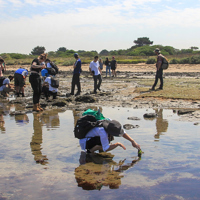 Conservation Students at Point Cook Marine Sanctuary