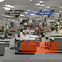 Information desk at Melbourne Polytechnic's Preston Library