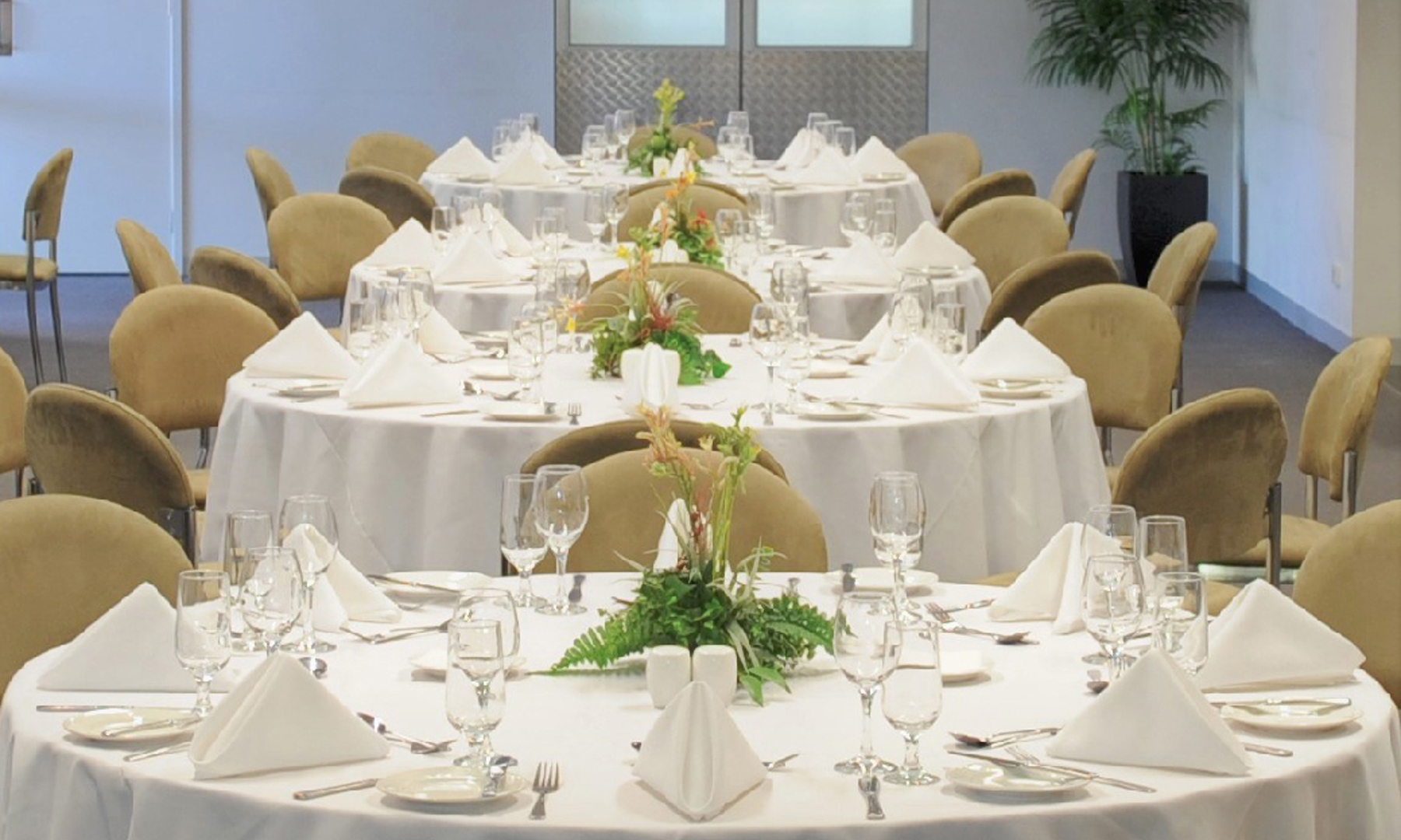 Conference Centre Ellen Smiddy Room tables set up