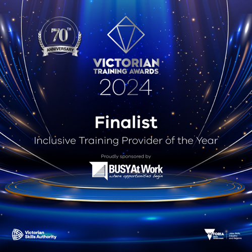 Victorian Training Awards - Finalist Inclusive Training Provider of the Year