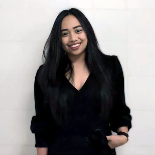 Accounting student Jade Magsanay smiling